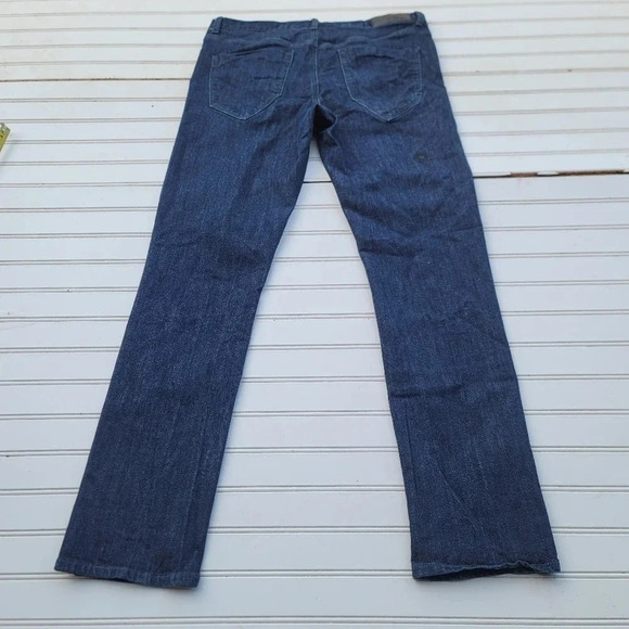 Mondo Di Marco Men's 34 x 32 Jeans Blue Dark Wash 5-Pocket Slim Stretch - Picture 4 of 10